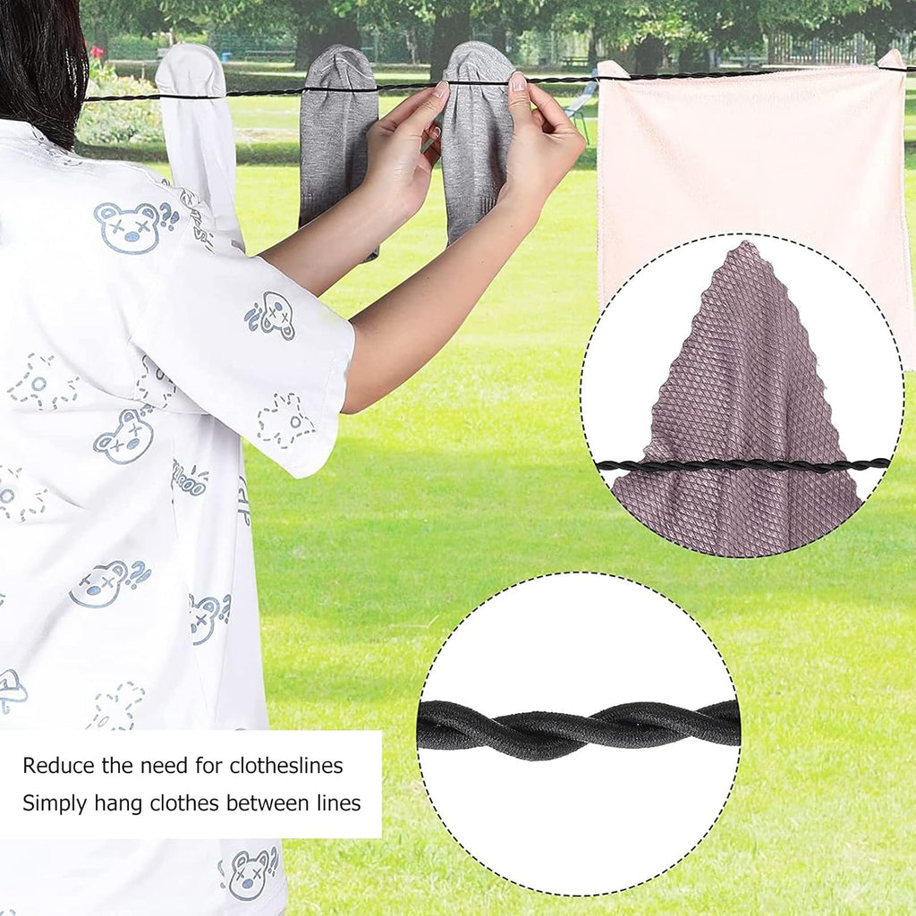 TOPINCN Retractable Portable Clothesline for Travel, 2 Pieces Travel Clothesline Portable Retractable with Suction Cups, Clothing Line Camping Accessories Clothes Drying Line