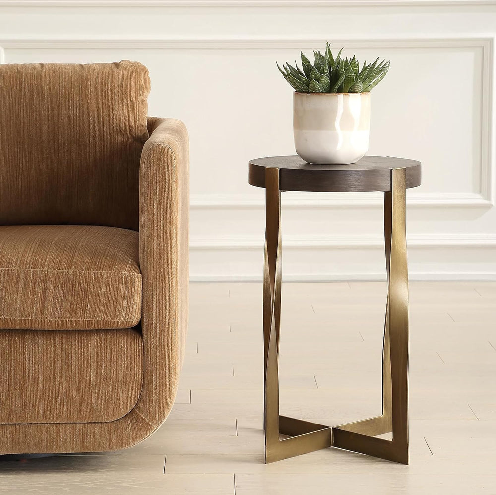 Uttermost 50061 Drew - Accent Table-24 Inches Tall and 16.13 Inches Wide