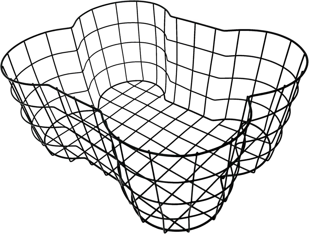 OtterPets Metal Dog Toy Basket, Bone Shaped Indestructible Dog Toy Bin, Sturdy Dog Storage Organizer, Pet Toy Basket, 17 (L) x 13 (W) x 7 (H) inches