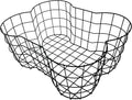 OtterPets Metal Dog Toy Basket, Bone Shaped Indestructible Dog Toy Bin, Sturdy Dog Storage Organizer, Pet Toy Basket, 17 (L) x 13 (W) x 7 (H) inches