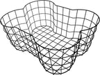 OtterPets Metal Dog Toy Basket, Bone Shaped Indestructible Dog Toy Bin, Sturdy Dog Storage Organizer, Pet Toy Basket, 17 (L) x 13 (W) x 7 (H) inches