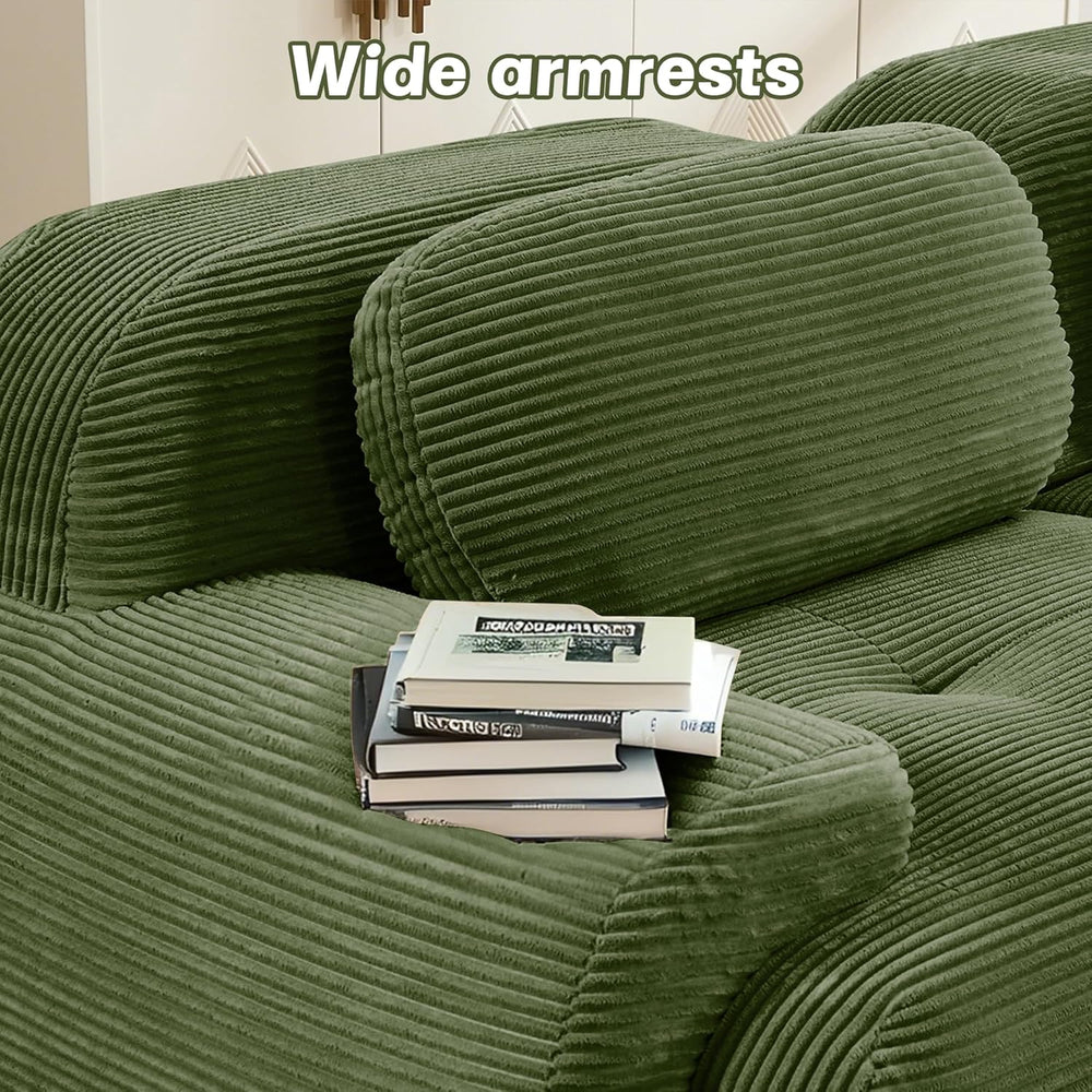 Modular Sectional Sofa Couch, U Shaped Sectional Couches for Living Room, Ove...