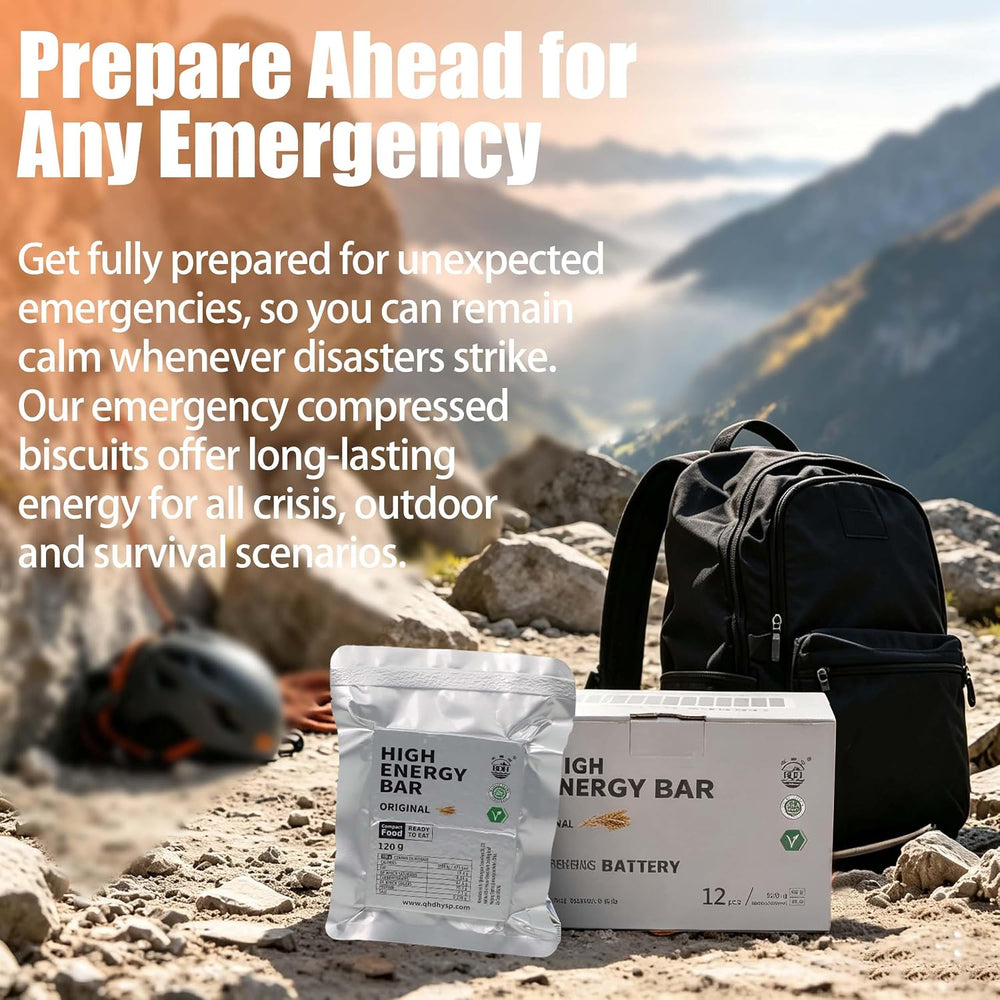 Emergency Food Rations, Hardtack, 6840 Calorie 5 Day Package Survival Food