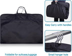 35" Garment Bags for Hanging Clothes Travel, 4" Gusseted Suit Bags for Closet Storage Mens Garment Protector Cover for Coats, Jackets, Shirts (3 Packs)