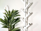 Premium Racks Coat Rack & Hat Rack – Modern Design – Wall Mounted – Stylish – (White)