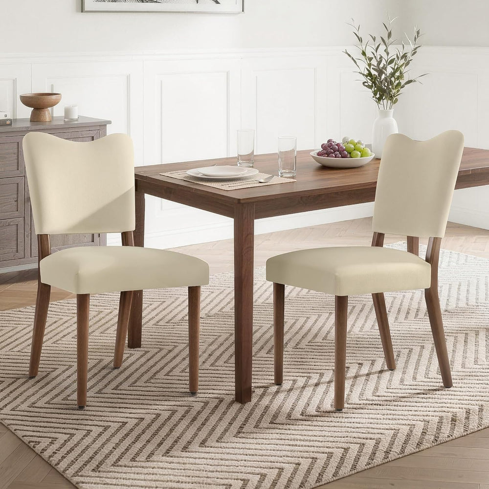 KISLOT Upholstered Dining Chairs Set of 4, Modern Velvet Kitchen Chairs with ...
