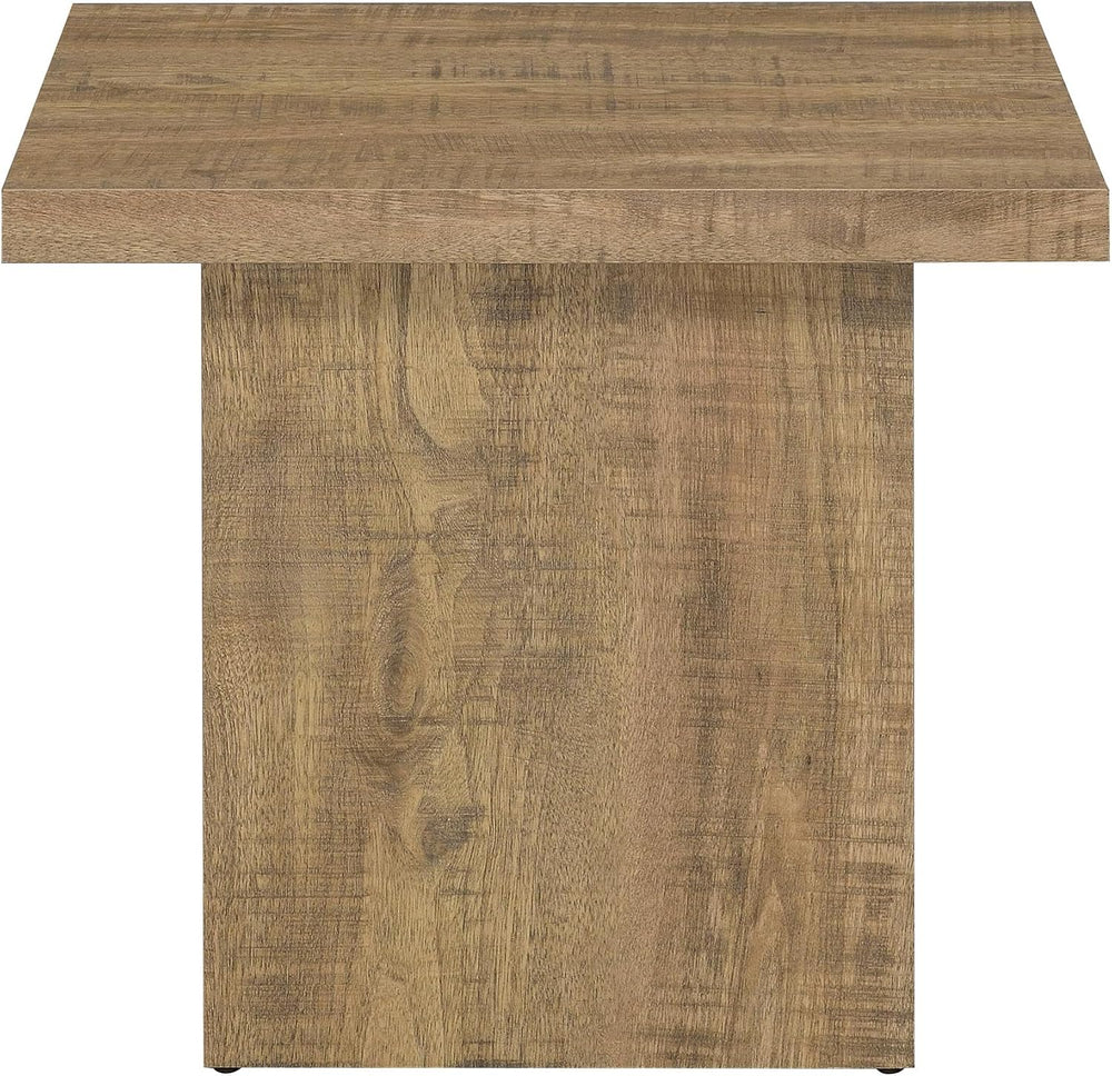 Square Coffee Table Set, End Table Set, Engineered Wood Living Room Tables, M...