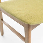 Christopher Knight Home Gloria Mid-Century Modern Dining Chairs (Set of 4), Green Tea and Natural Oak