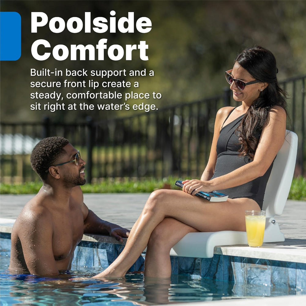 Step2 Folding Flip Seat, Lightweight Portable Outdoor Chair for Poolside, Cam...