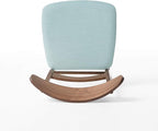Christopher Knight Home Griselda Mid-Century Modern Dining Chairs (Set of 4),Polyester and Birch Wood, Mint, Walnut