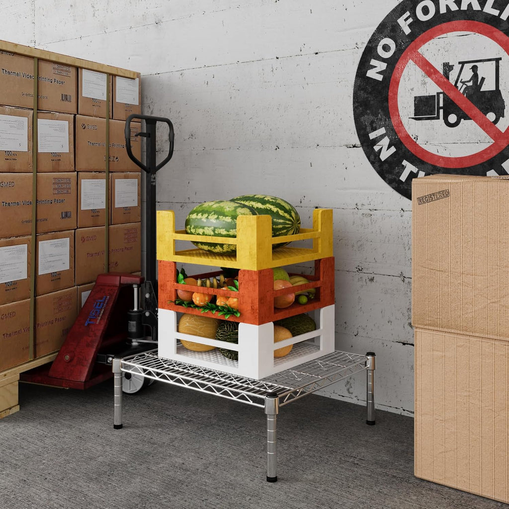 21" Deep x 24" Wide x 8" Height Wire Shelving Kit | 1-Tier | NSF Commercial Storage Rack Unit
