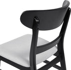 Christopher Knight Home Bryner Dining Set, 19.6 "W x 20.6 "D x 30.8 "H, Black + Light Gray