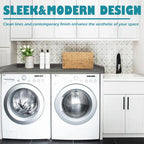 Royxen Laundry Countertop Solid Wood, Countertop for All Front-Loaded Washing Machine and Dryer, Extra Room for Laundry Room, Eucalyptus