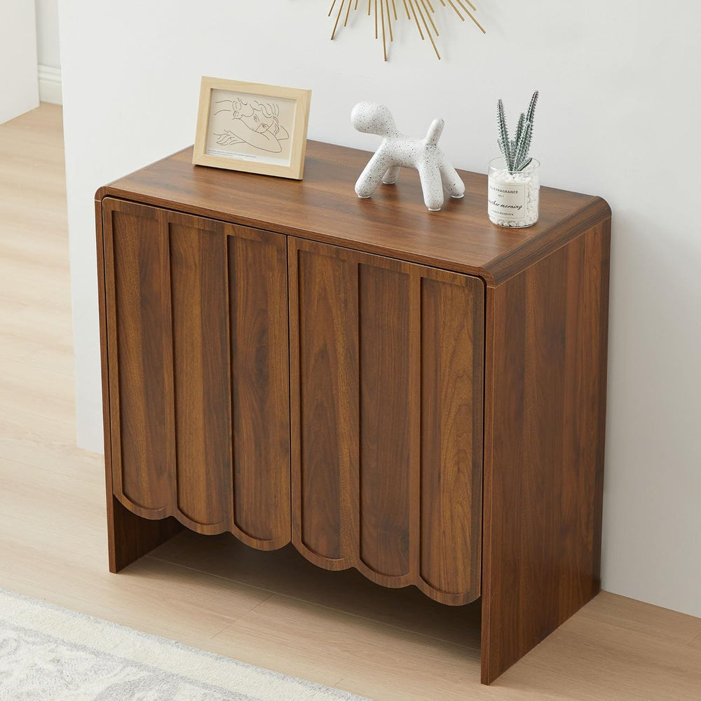 ORRD Sideboard Buffet Cabinet Set of 2, Accent Storage Cabinets with 2 Doors,...
