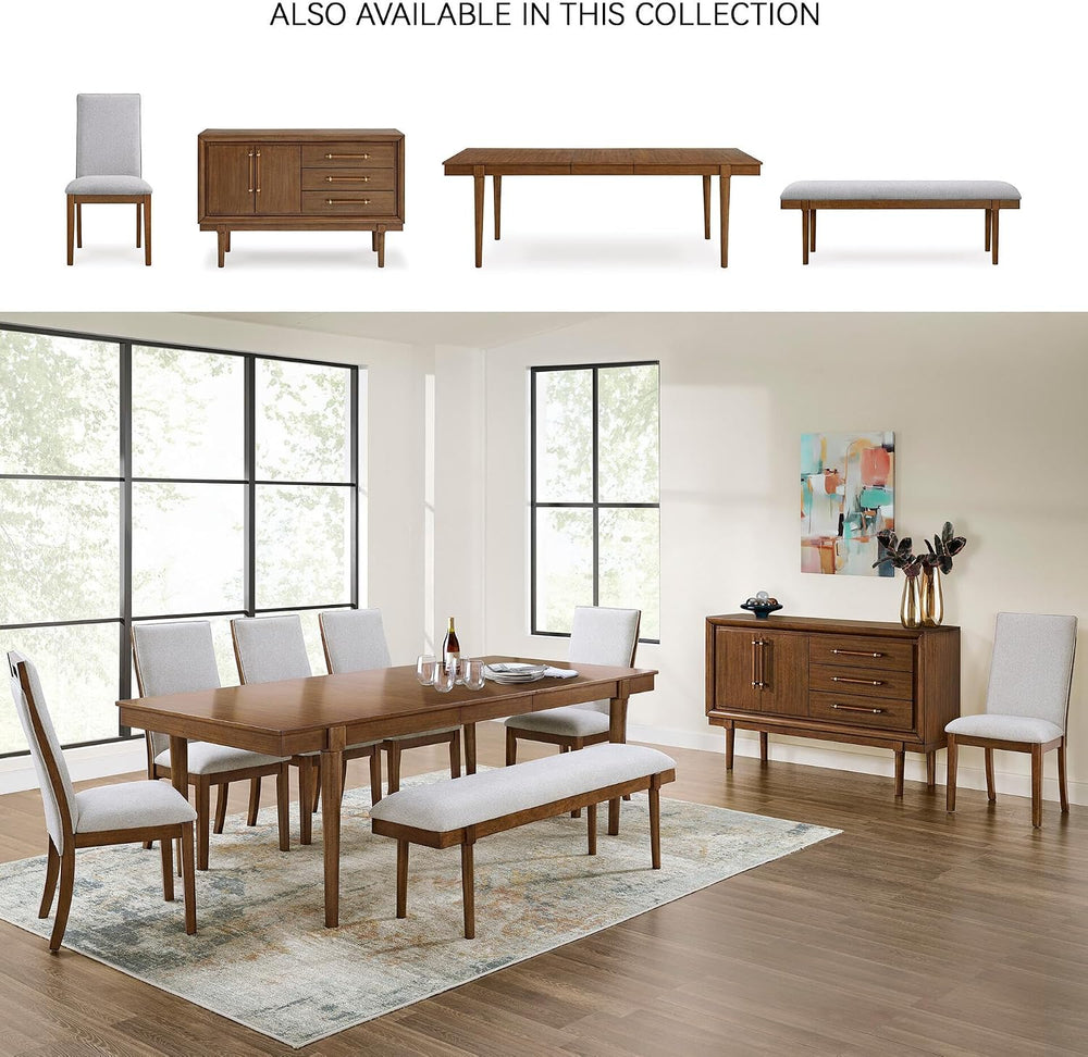 Signature Design by Ashley Dining Bench, 59" Backless Upholstered Wood |...