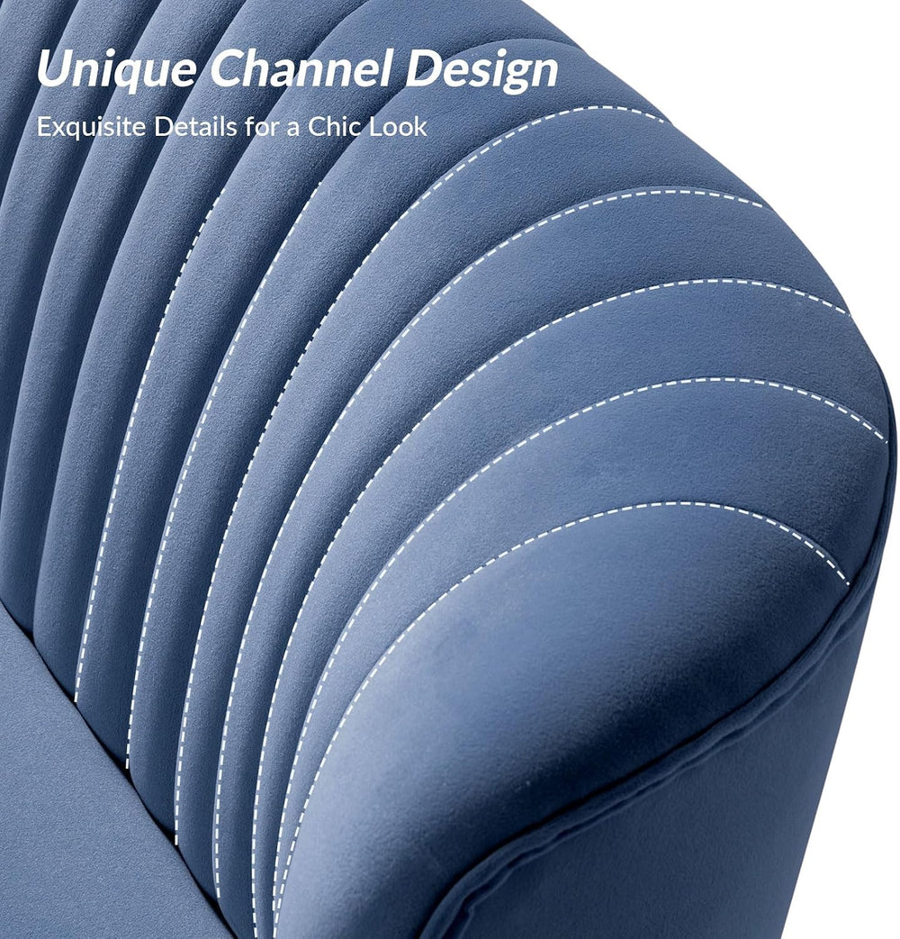 TINA'S HOME Mid-Century Velvet Loveseat Sofa, Upholstered Loveseat Couch ...