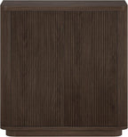 Henn&Hart 32" Wide Rectangular Accent Cabinet in Warm Brown, for Home, Living Room, Bedroom, Entertainment Room, Office