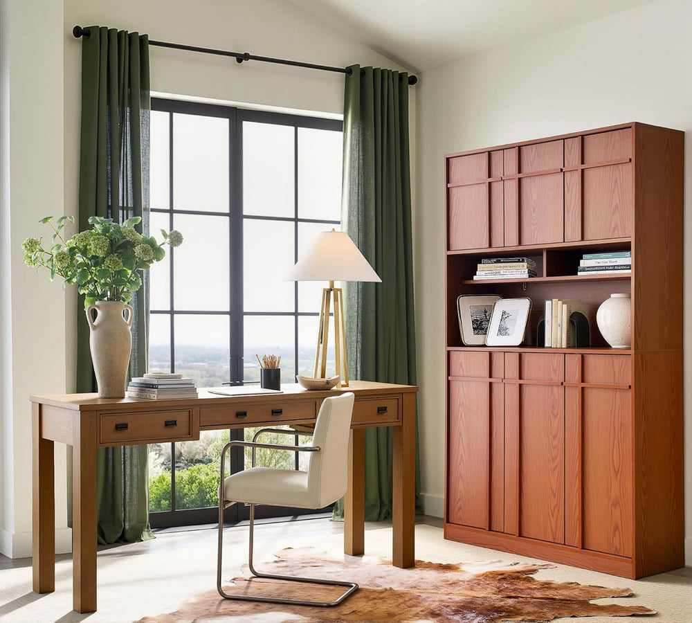 72" Pantry Cabinet, Tall Kitchen Pantry Storage Cabinet with Countertop,...