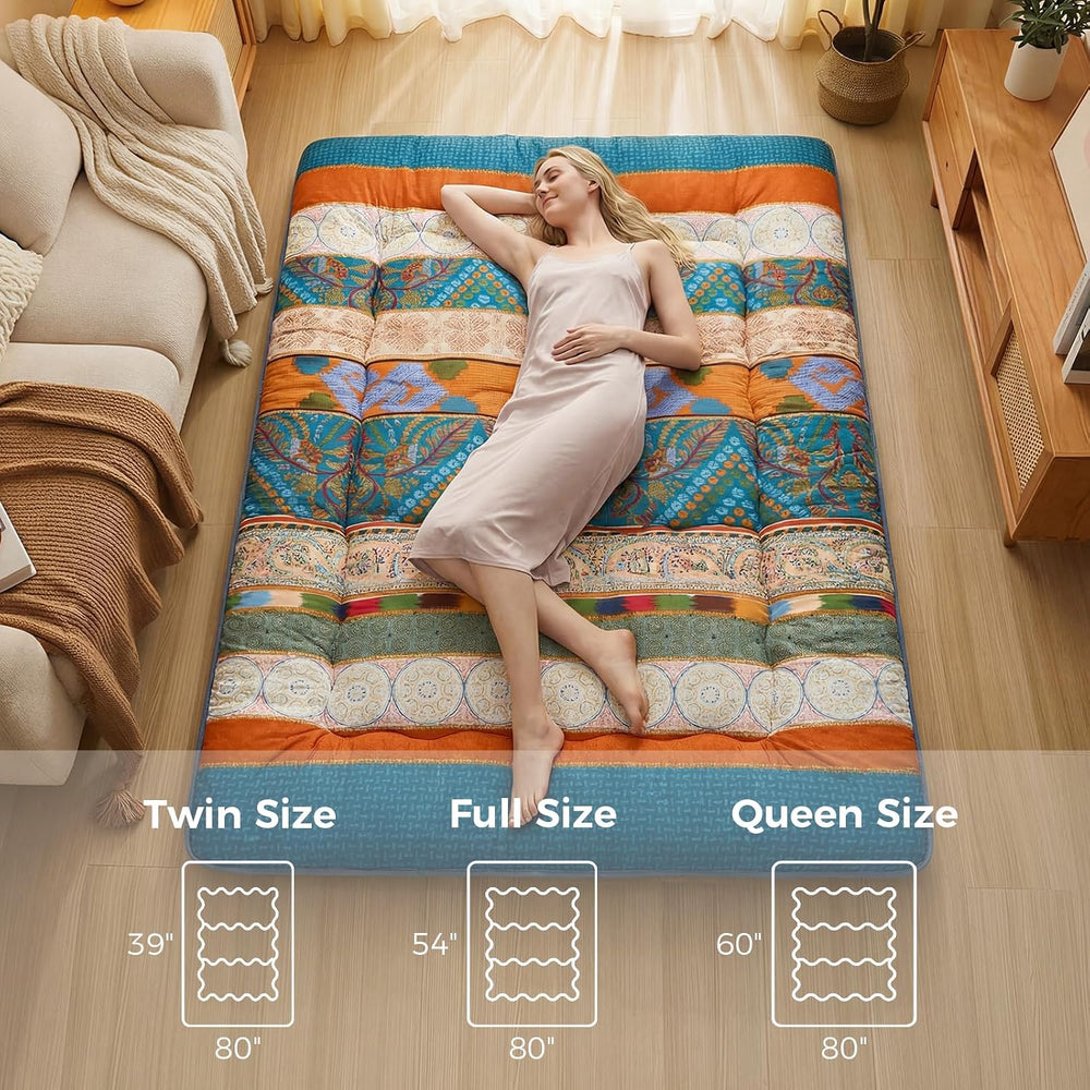 XICIKIN 2.5" Japanese Floor Mattress, Japanese Futon Mattress | Made wit...