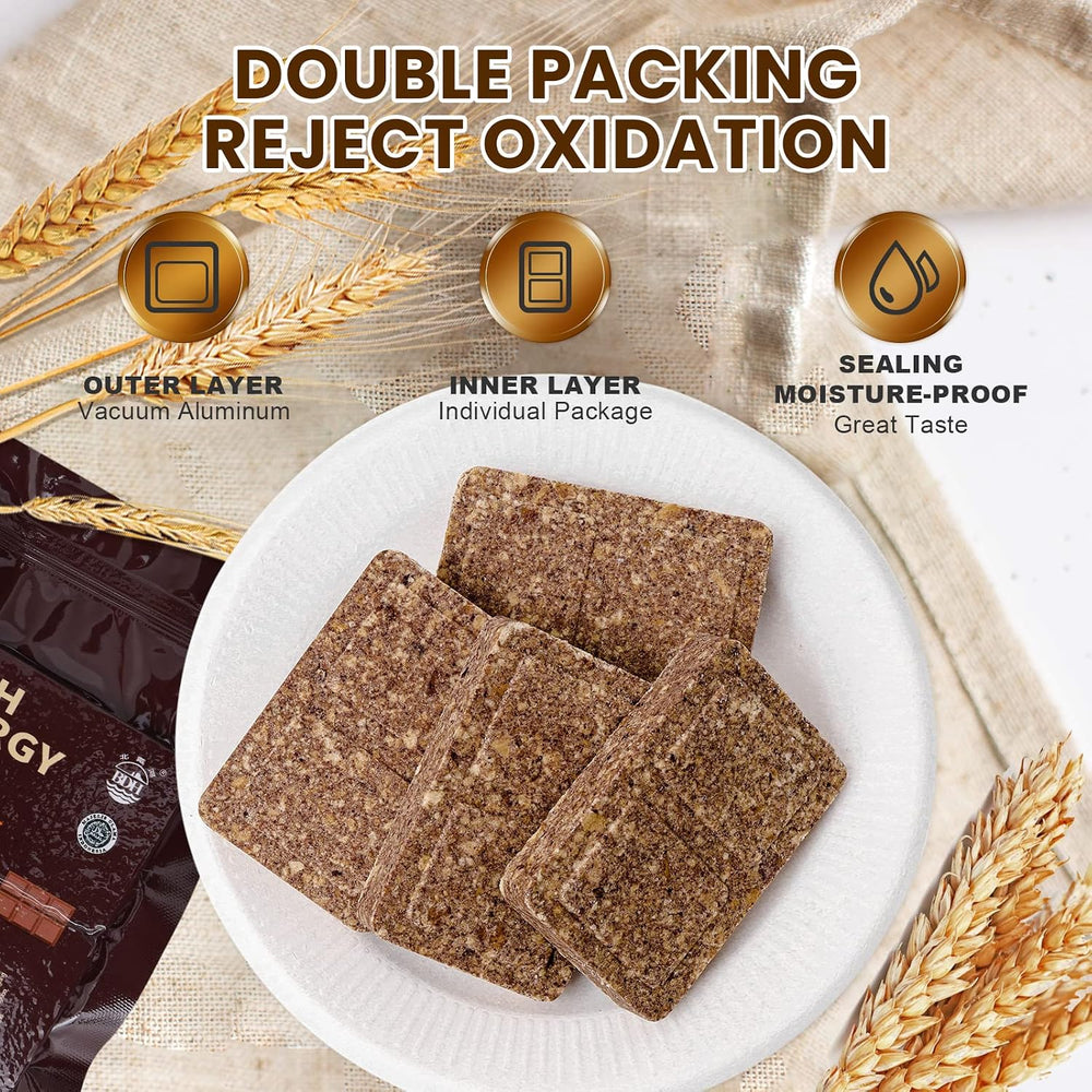 Emergency Food Ration Bars, Survival Tabs Supply for Outdoor Camping Snowstor...