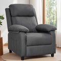 Korser Recliner Chair, Living Room Chairs for Adults, Padded Deep Seat Reading Chair with Side Pockets, Small Recliners for Small Spaces, Lounge Chair for Living Room, Bedroom, and RV (Linen)