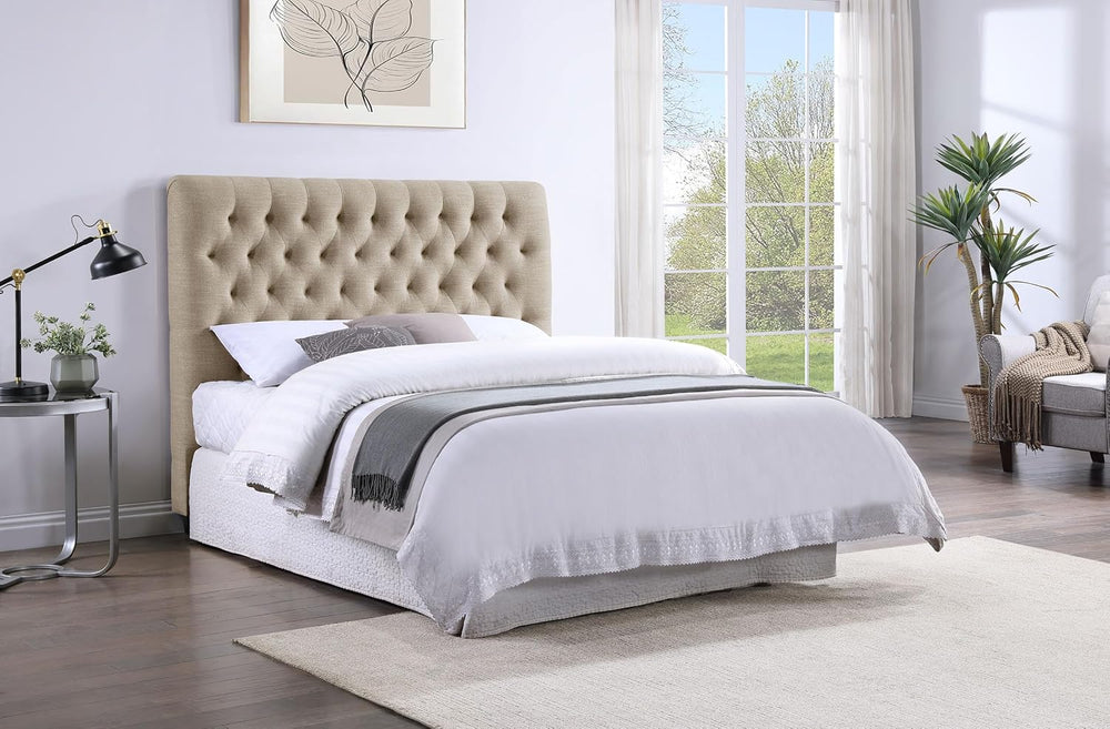 Coaster Home Furnishings Chloe Transitional 53-inch Fabric Upholstered Panel ...