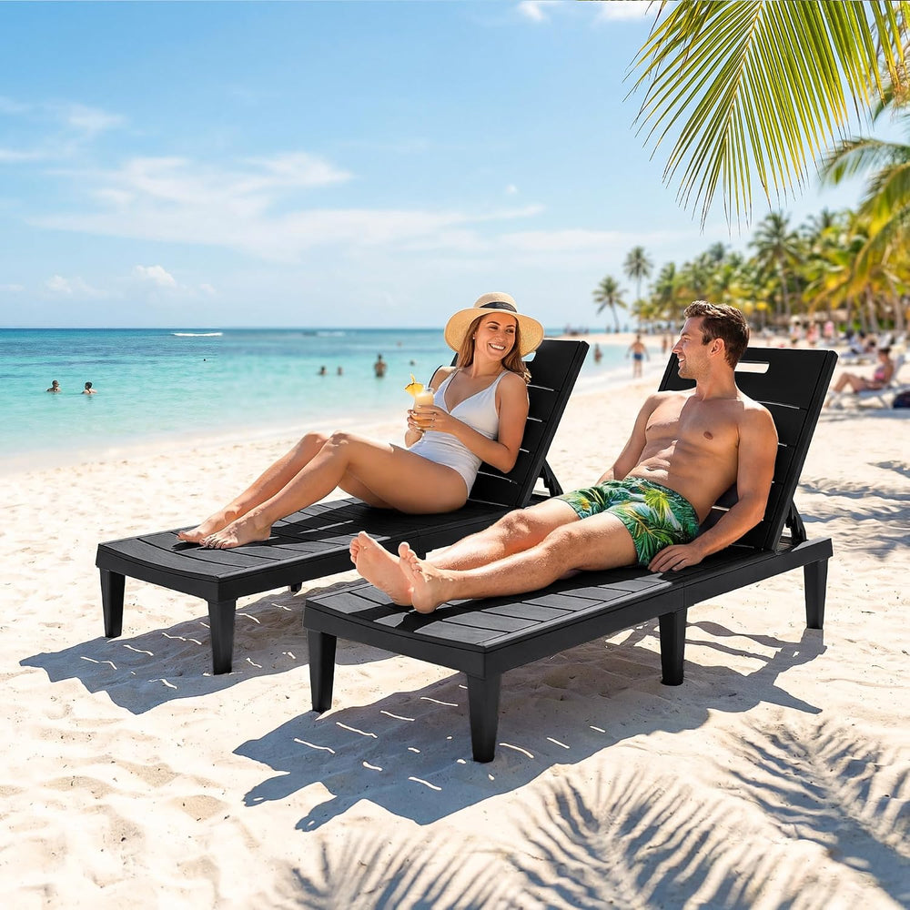 Homall Patio Chaise Lounge Chairs Set of 2, Outdoor Lightweight Lounge Chairs...