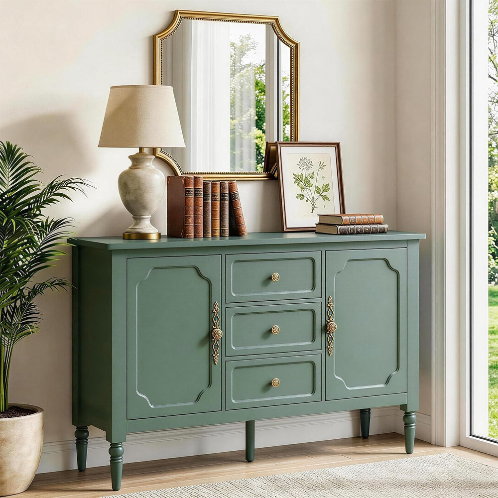 RoyalCraft Buffet Cabinet with Storage, Vintage Sideboard with 2 Doors & ...