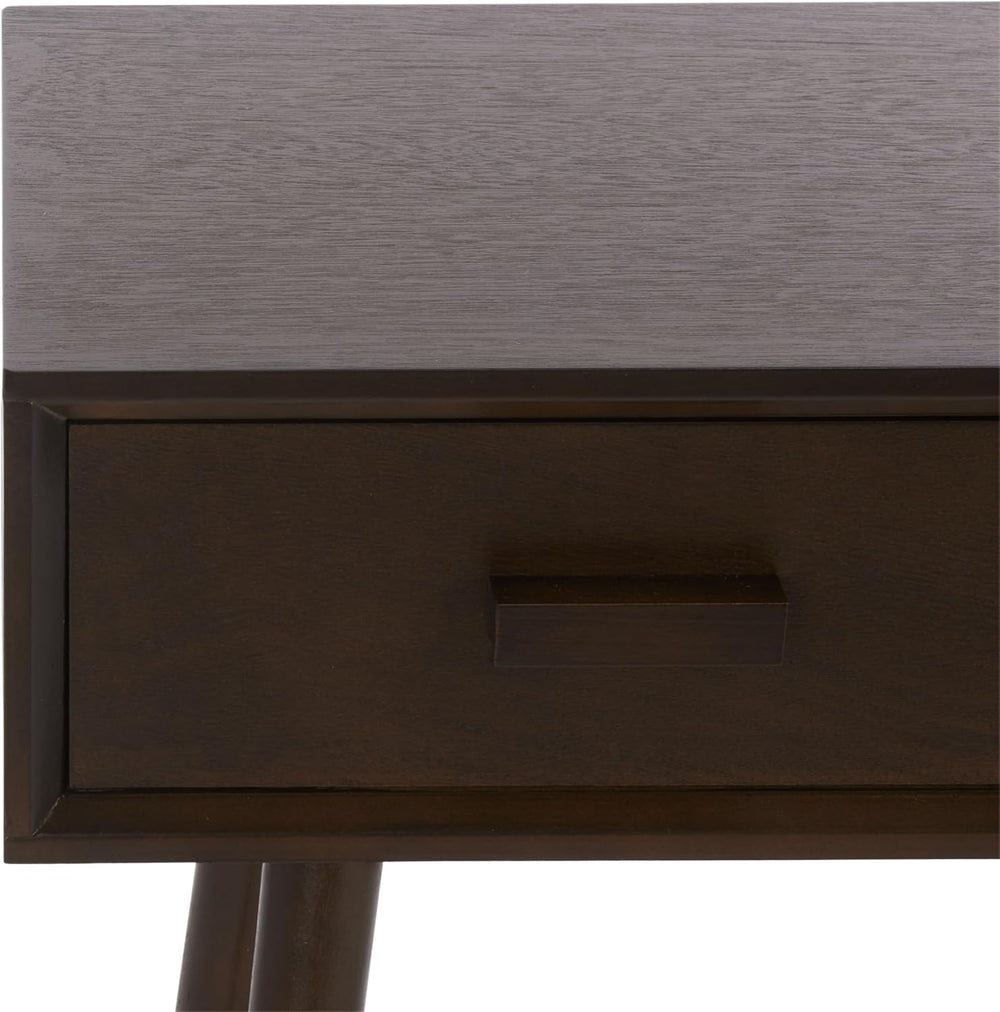 SAFAVIEH Home Collection – Dean Dark Chocolate 2-Drawer Console Table, Mid-Ce...