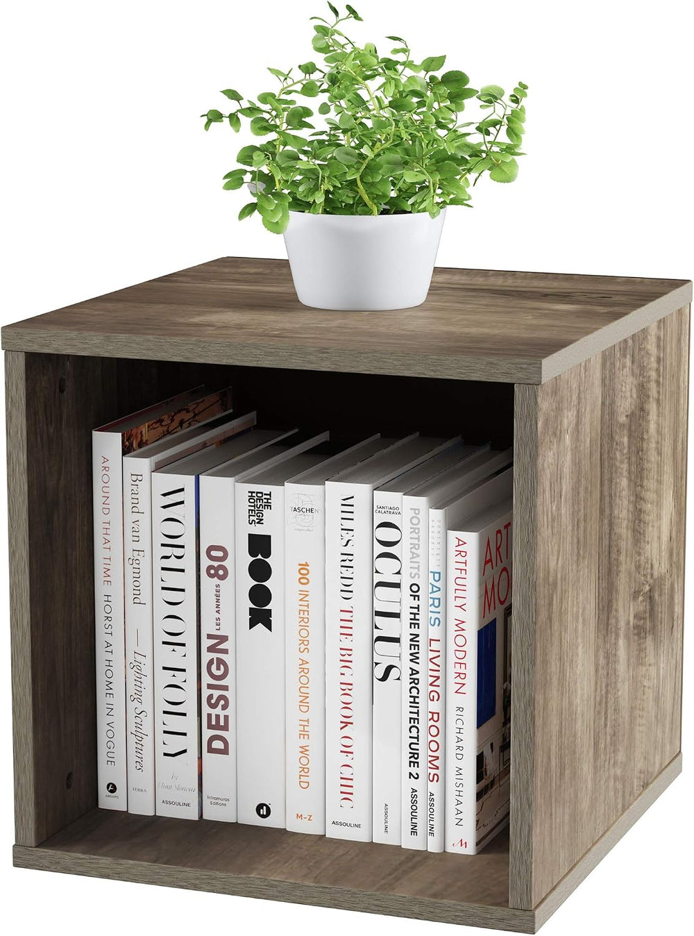 Lavish Home Cube Storage Organizer – Modular Stackable Bookshelf, Customizabl...