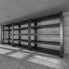 5-Tier Heavy Duty Garage Shelving Unit, 3000 LBS Capacity Metal Storage Rack 76" H x 60" W x 24" D, Adjustable Steel Shelves for Garage, Warehouse, Basement, Pantry, Workshop.3 Pack