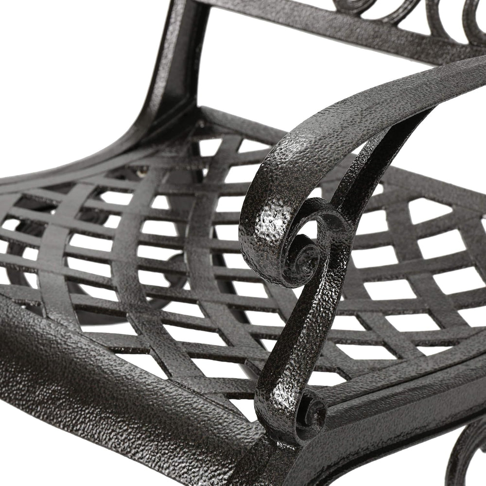 Christopher Knight Home Sarasota Outdoor Cast Aluminum Outdoor Chairs, 2-Pcs ...
