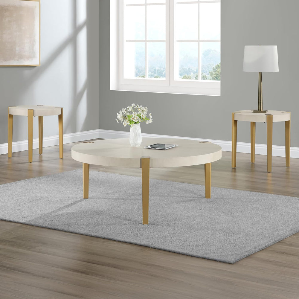 Steve Silver Furniture Gracie End Table, 24" H Table, Contemporary/Moder...