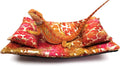 Chaise Lounge for Bearded Dragons, Tie Dye Golden Splash Fabric