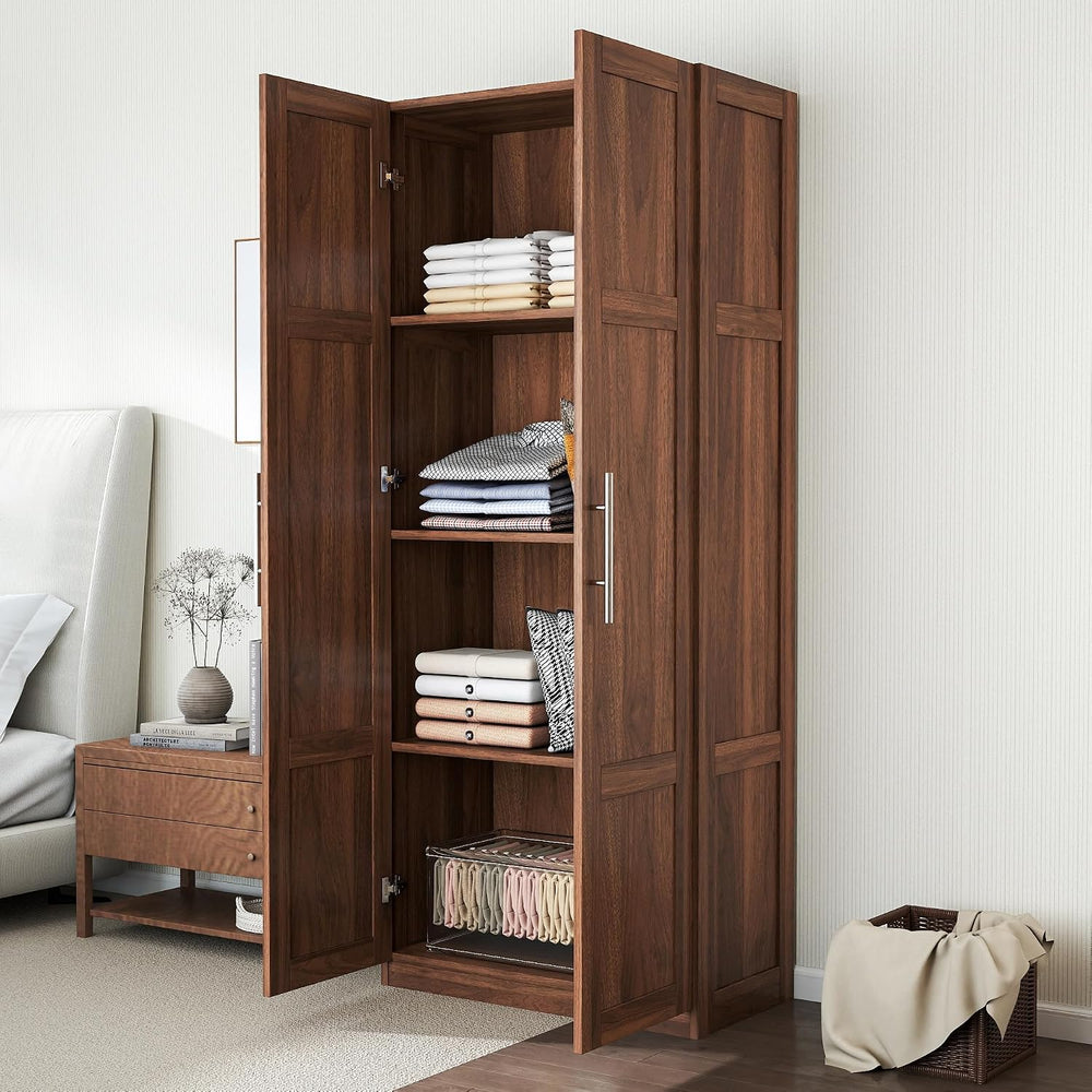 71'' H Kitchen Pantry Cabinet, Farmhouse Kitchen Storage Cabinet with...