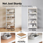 House White 32" W 5 Tier Rolling Pegboard Storage Cart Wheels | Rolling utility cart with lockable wheels and pegboards for kitchen, laundry, pantry and garage storage