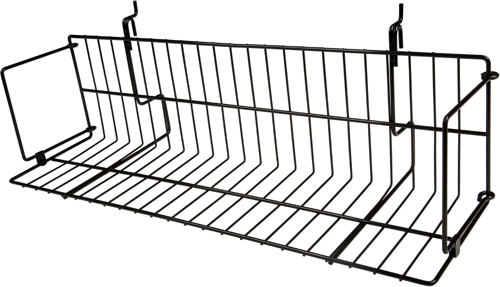 Box of 4 New Retails Black finished CD/DVD/Cassette Shelves 24"L x 6&quo...