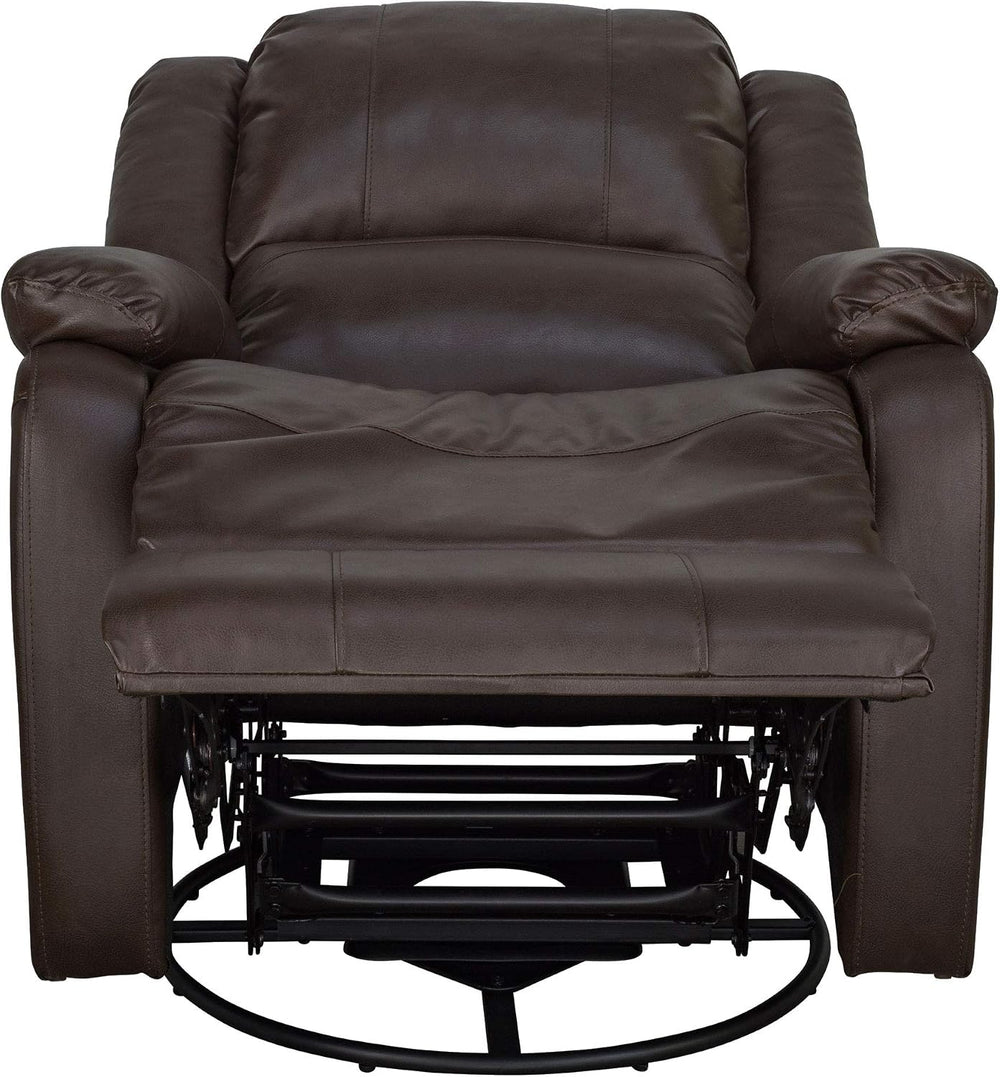 RecPro Charles 30" Swivel Glider RV Recliner, Chestnut, 2-Pack