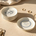 Personalized Couples Ring Dish, Engagement Gift for Bride and Groom