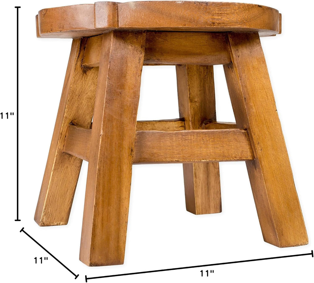 Sea Island Imports Cardinal Design Hand Carved Acacia Hardwood Decorative Sho...