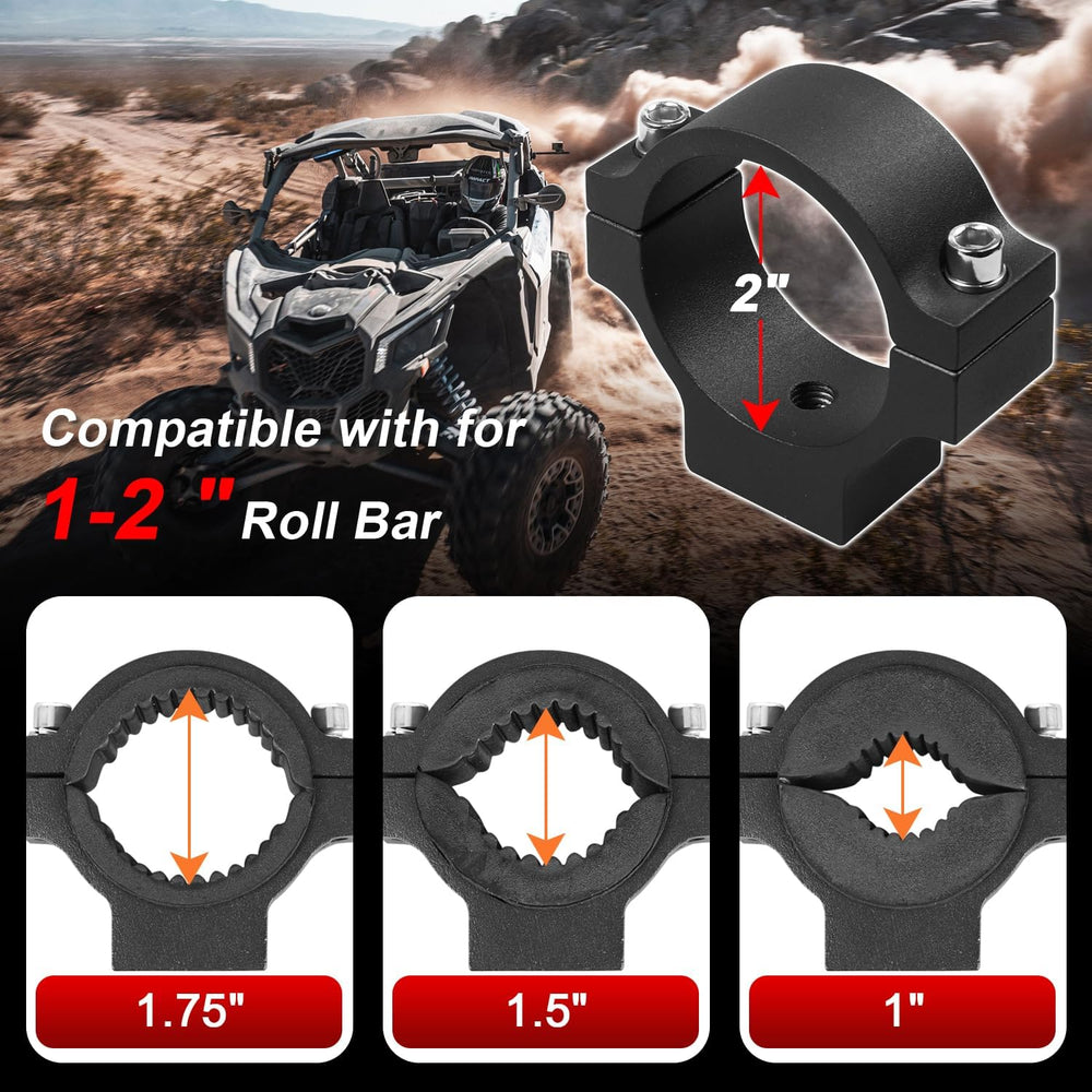 Quick Release Roll Bar Fire Extinguisher Mount Holder Bracket Kits Compatible...