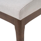 Christopher Knight Home Benson Mid-Century Modern 7 Piece Dining Set, Light Beige and Walnut