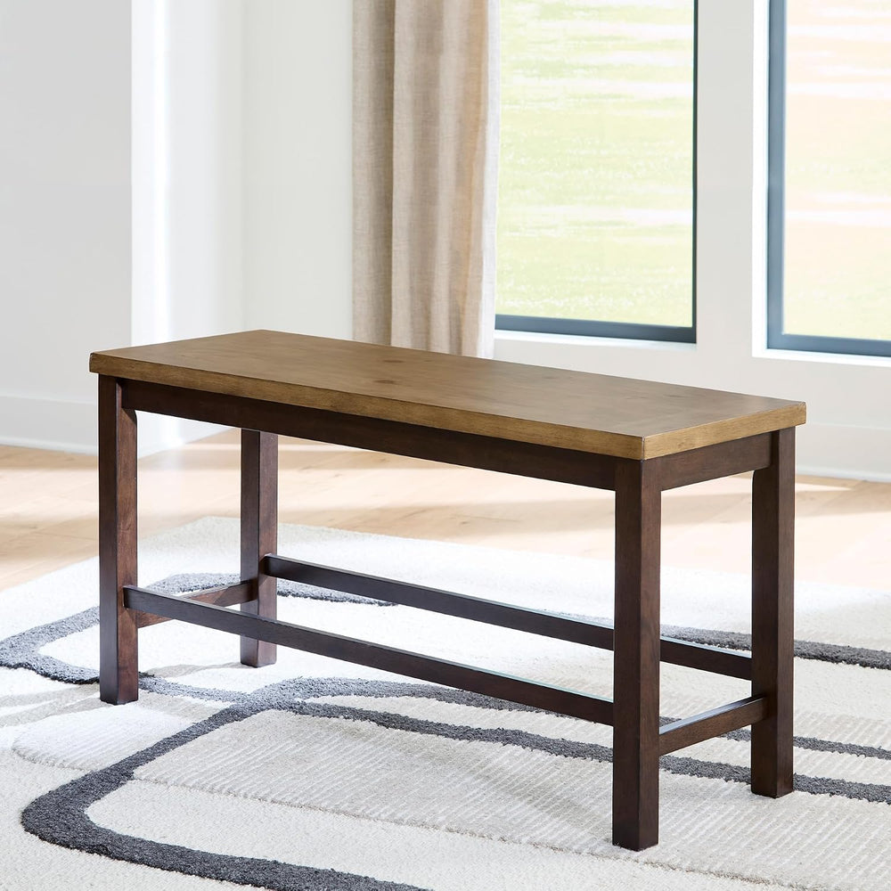 Signature Design by Ashley Sharlander Casual Counter Height Dining Bench with...