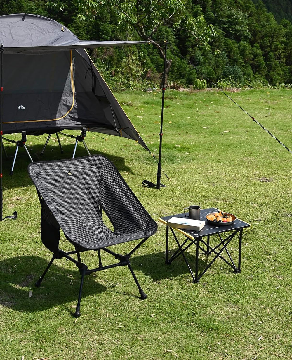 iClimb Ultralight Compact Camping Folding Table (Reinforced Nature - S)