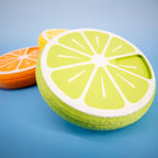 Pill Organizer 7 Day Large Citrus Box – Weekly Pill Organizer for Vitamins & Medicine, Cool Travel Pill Case, Portable 7-Day Pill Box (Green)