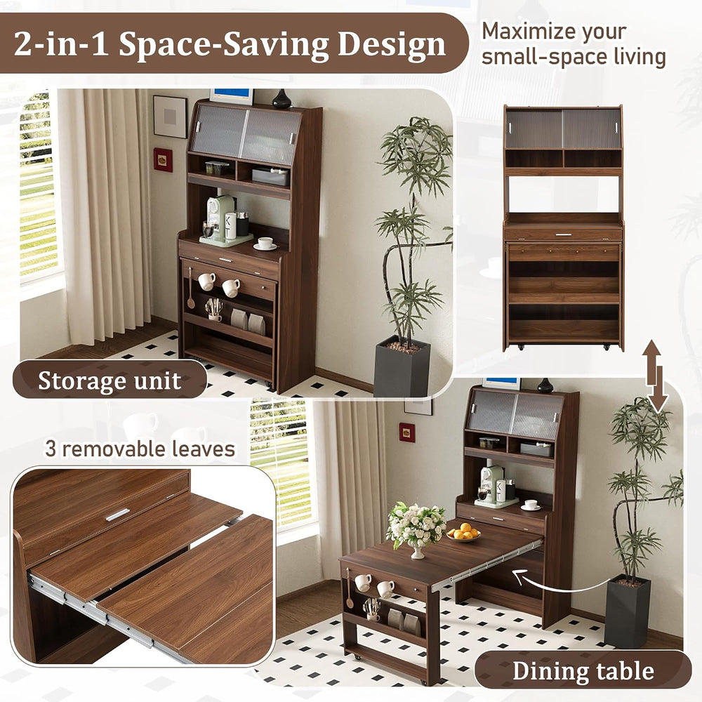 roomfitters 69" Kitchen Pantry Organizers and Storage Kitchen Cabinet wi...