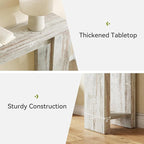 LITTLE TREE 70.9-Inch Entryway Table, Long Narrow Farmhouse Sofa Console Table for Living Room, Hallway