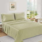 LANE LINEN Queen White Pillow Cases Set of 2, 100% Egyptian Cotton Cases, Sateen, White- Perfect for Home, Hotels & Hospital Use, Standard Size - Seafoam