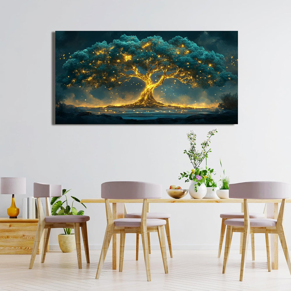Canvas Wall Art Decor Artwork for Walls Green Wall Art Decor Tree of Life Wal...