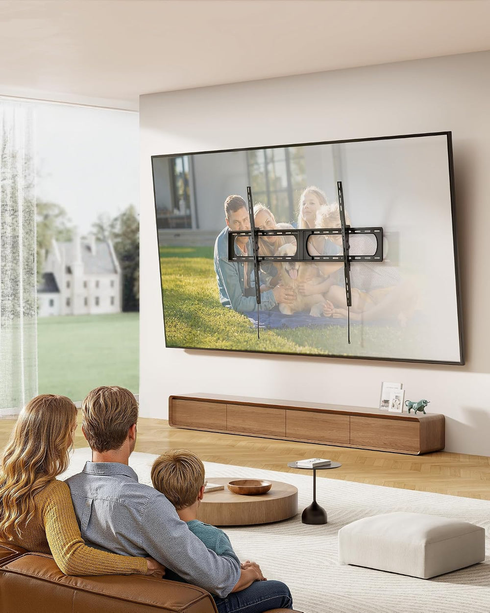 monTEK Heavy Duty Tilting TV Wall Mount for 37-100 110 115 140" TVs, 300...